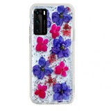 Cumpara ieftin Husa Cover Silicon X-Fitted Flora pentru Huawei P40 Lite Multicolor