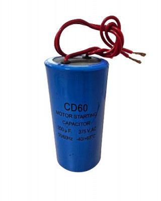 Condensator pornire motor electric (CD60 200uF 375V) foto