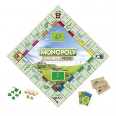 Joc de societate Monopoly Go Green Edition Hasbro, 2-6 jucatori, 8 ani+ foto