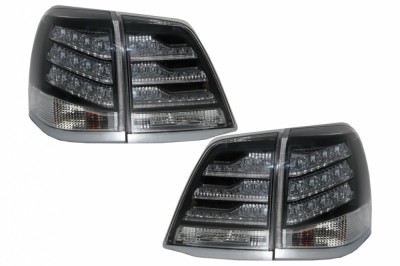 Stopuri LED Alb si Negru Toyota Land Cruiser FJ200 J200 (2007-2011) Performance AutoTuning foto