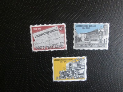 VATICAN SERIE=MNH=10 foto