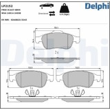 Delphi set placute de frana, frana de parcare cu disc