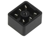 Conector dreptunghiular Hirschmann 932350100 PIN 6 6A IP65 cositorit pentru lipire