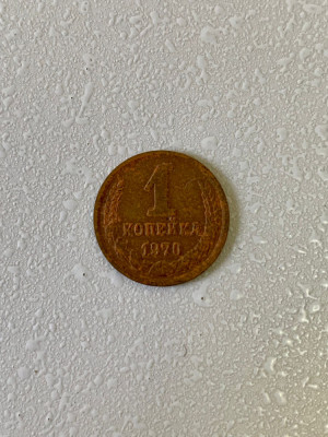 Moneda 1 KOPECK (copeici - kopeika - kopeica) - 1970 - Rusia (309) foto