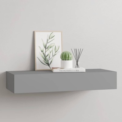 vidaXL Dulap de perete cu sertar, gri, 60x23,5x10 cm, MDF 330259 foto