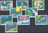 DB1 Cosmos Haiti 1971 Supratipar PA Apollo 13 8 v. MNH, Nestampilat
