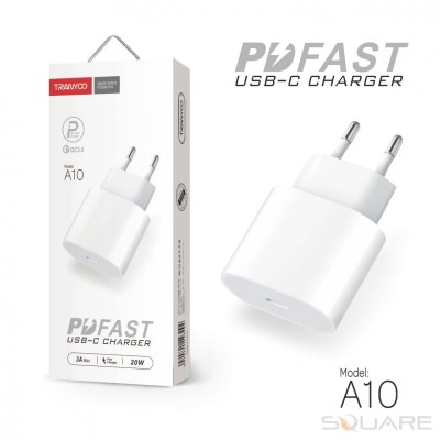 Incarcatoare Retea Tranyoo A10, PD Fast USD-C Charger foto