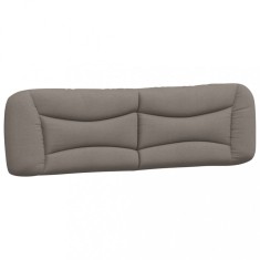 Perna pentru tablie de pat, Hvar, gri taupe, 180 cm, material textil foto