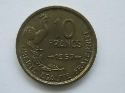 10 FRANCS 1957 FRANTA foto