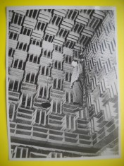 HOPCT 539 T FOTOGRAFIE VECHE-D= 18 / 13 CM-PLANSEU NEW YORK SUA 1947-FOTO AGENTIA NEW YORK TIMES PHOTOS 1947