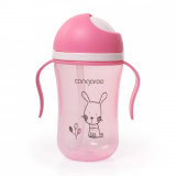 Canuta cu pai si manere 300 ml Cangaroo Pink