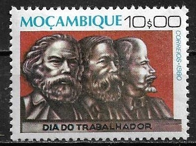 Mozambic 1980 - Ziua Muncii 1v.neuzat,perfecta stare(z)