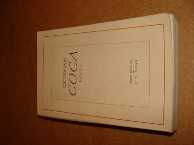 OCTAVIAN GOGA - POEZII foto