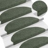 VidaXL Covorașe autoadezive pentru scări, 5 buc., 65x21x4 cm, verde, semirotunde, mari