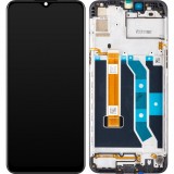 Cumpara ieftin Display cu Touchscreen Realme 6i, cu Rama, Negru, Service Pack 4903584