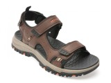 Sandale SKECHERS maro, PREWITT, din piele ecologica