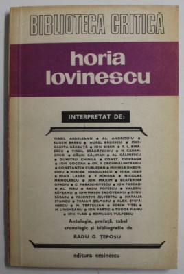 HORIA LOVINESCU interpretat de VIRGIL ARDELEANU,.. ROMULUS VULPESCU, 1983 foto