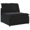 Canapea modulara cu perne, negru - 4