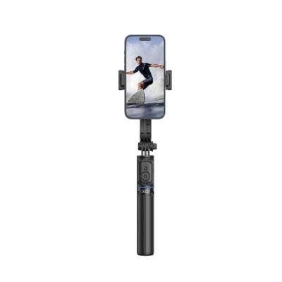 Selfie Stick Bluetooth XO Design SS13, Universal, Negru foto
