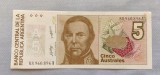 Argentina - 5 Australes ND (1985-1989) s896A