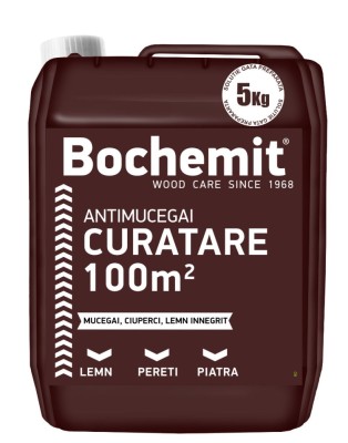 Solutie antimucegai si curatare lemn innegrit Bochemit Antimucegai 5Kg foto