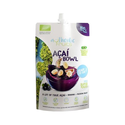 Piure din Fructe Fara Gluten Fara Zahar Bio 190 grame Acai Bowl foto