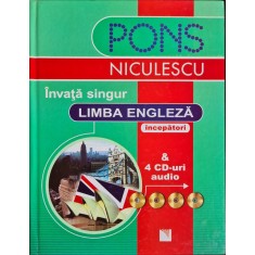 Invata singur limba engleza &ndash; incepatori (contine 4 CD-uri audio) &ndash; Kate Tranter
