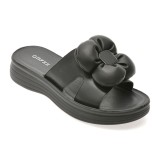 Papuci GRYXX negri, 4696501, din piele naturala