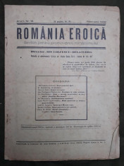 Revista nationalista Romania eroica nr 10 1938 foto