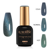 Cumpara ieftin Oja Semipermanenta LUXORISE MAGNETICA - ThermoCharm, Midnight Mirage 10ml