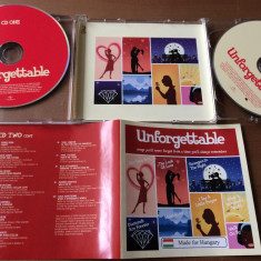 unforgettable 40 songs you'll never forget from time dublu disc 2 cd muzica pop