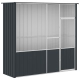 Cumpara ieftin Colivie pentru pasari antracit 215x78x200 cm otel galvanizat