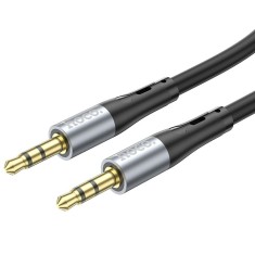 Cablu AUX Hoco UPA22 , Jack 3.5mm la Jack 3.5mm, 1m, Negru