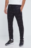 adidas pantaloni de trening culoarea negru, modelator