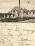 CP1969N Vizakna, A melegf&uuml;rdők főbej&aacute;rata, Ocna Sibiului, carte poștală