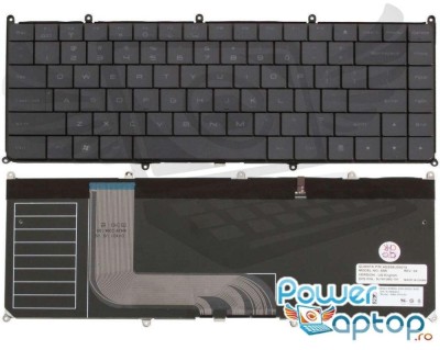Tastatura Dell Neagra Adamo 13 A101 iluminata backlit, Adamo 13 iluminata backlit foto