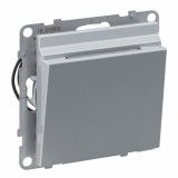 Intrerupator cu cartela Legrand Suno aluminiu 721375