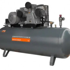 Compresor de aer profesional cu piston - 5,5kW, 880 L/min 10 bari - Rezervor 500 Litri - WLT-PROG-880-5.5/500