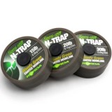 Fir Textil KORDA N-Trap Semi Stiff Coated, Weedy Green, 15lbs, 20m