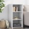 vidaXL Dulap, alb, 45x41x93 cm, lemn compozit 846355