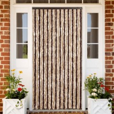 vidaXL Perdea pentru insecte, bej și maro deschis, 100x230 cm Chenille 377368