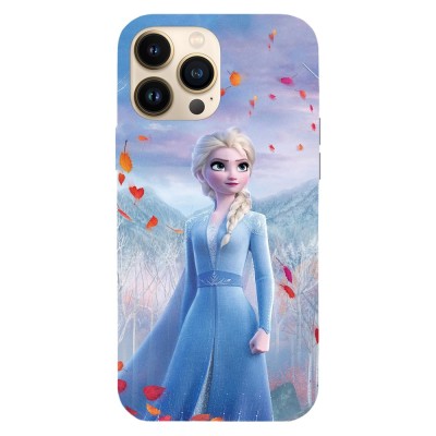 Husa compatibila cu Apple iPhone 14, Viceversa, model Elsa from Frozen , Silicon, TPU foto