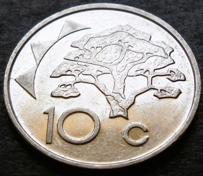 Moneda exotica 10 CENTI - NAMIBIA, anul 2002 * cod 1085