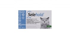 Selehold Pipeta Antiparazitara Pisica 45 mg 2.6- 7.5 kg X 1 pipeta foto