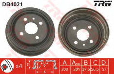 Tambur frana OPEL ASTRA F Hatchback (53, 54, 58, 59) (1991 - 1998) TRW DB4021 foto