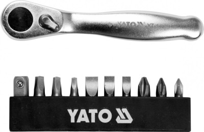 YATO Clichet cu biti 1/4 11 piese foto