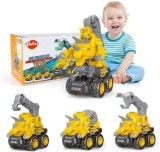 Jucărie mașină VATOS &ndash; Jucărie robot cu mașină de transformare a dinozaurului 2 &icirc;n 1