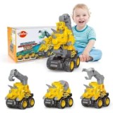 Jucărie mașină VATOS &ndash; Jucărie robot cu mașină de transformare a dinozaurului 2 &icirc;n 1