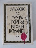 Stefan Pascu - Culegere de texte pentru istoria Romaniei, vol 1