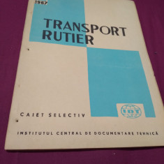 TRANSPORT RUTIER CAIET SELECTIV NR. 8 /1967